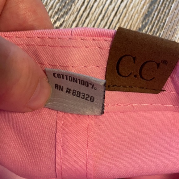 C.C Pink Rosé All Day Baseball Cap - Picture 6 of 6